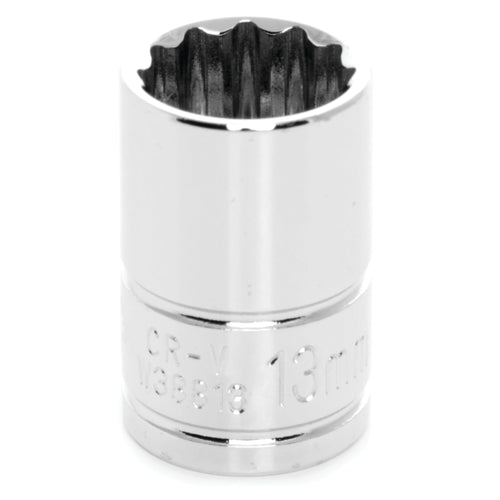 W38813 Performance Tool 3/8-Inch Drive 12-Point Socket, 13mm