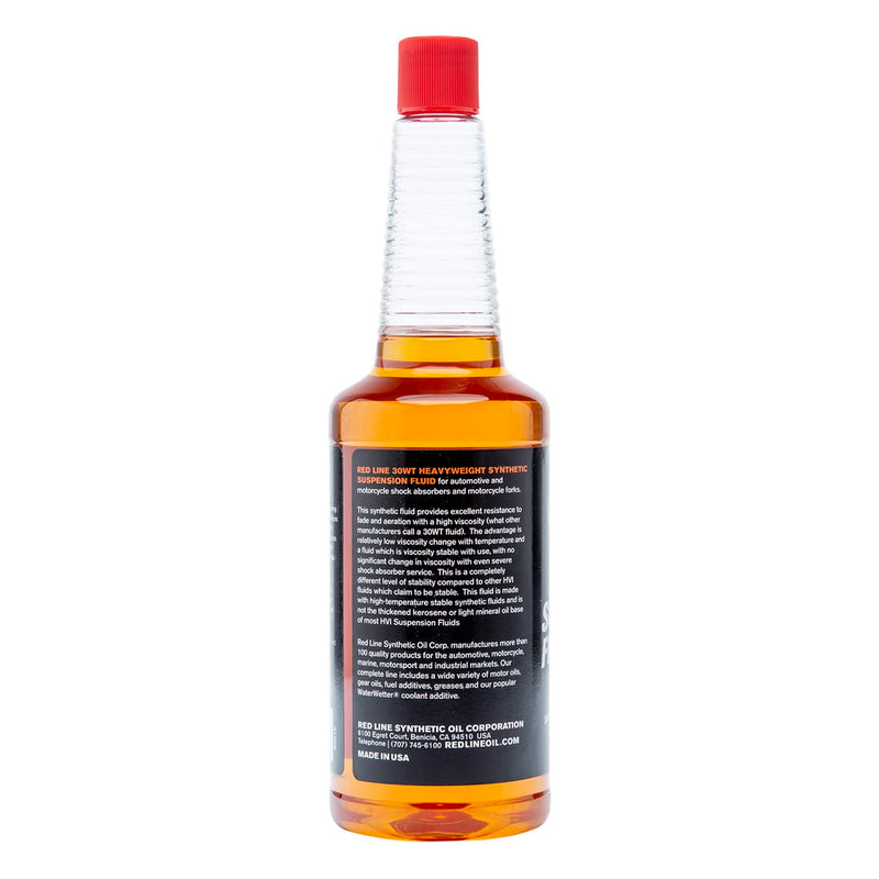 30WT Red Line Heavyweight Synthetic Suspension Fluid (Orange) - 16 Ounce