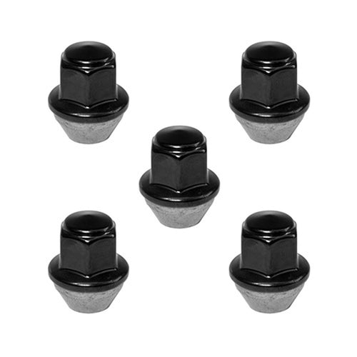 Wheel Lug Nut Kit Ford Performance Parts M-1012-MB; Fits M14 x 1.5 in. Wheel Stud; Contains 5 Lug Nuts