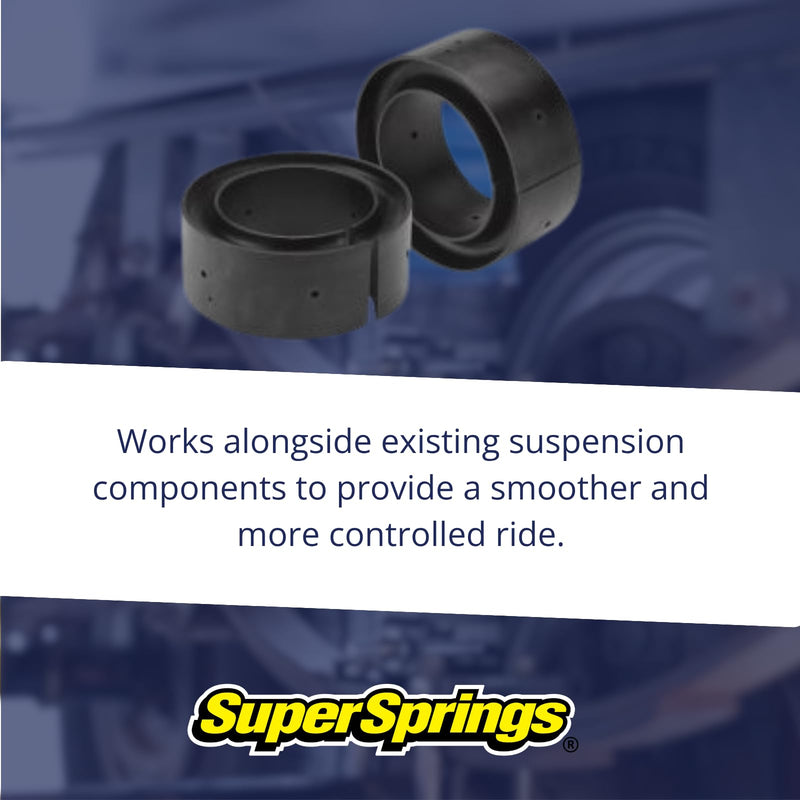 CSS-1125 SuperSprings | SumoSprings Coil for various applications | 1.25 inch inner wall height, black