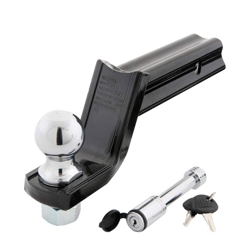 X-Mount TOWSMART Class III, 5,000 lb. Security Kit with 3-1/4 in. Drop x 2 in. Rise x 1 in. Shank Trailer Hitch Ball Mount, 2 in. Ball, 5/8 in. Locking Pin