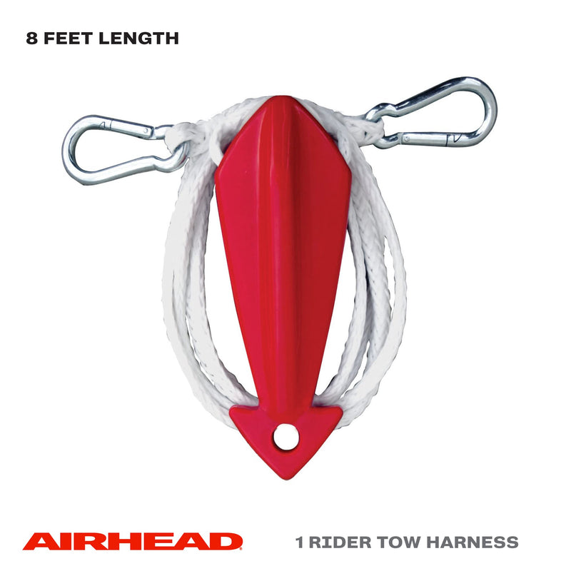 Tow Demon Airhead Harness Rope Length: 8 ft Rope