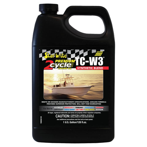Tcw-3 Super Premium Outboard 2-stroke Oil Gallons Made by Star Brite 19200