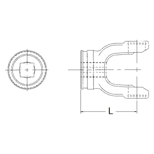 26-5148 Neapco Power Take Off Weld Yoke