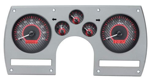 Chevy Camaro VHX System, Carbon Fiber Face - Red Display 1982-89