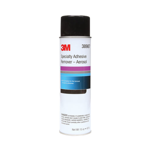 3M 38987 Specialty Adhesive Remover, Solvent-Based, Removes Reactive Adhesives, 15 fl oz