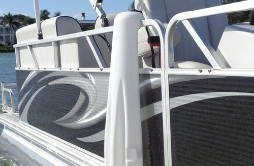 Pontoon Boat Fence Fender Saver Taylor Made Products (9" x 36"), White