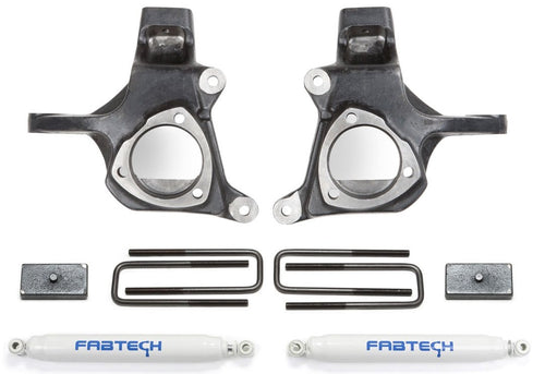 4" Fabtech Front Traction Bar Bracket FTS94054