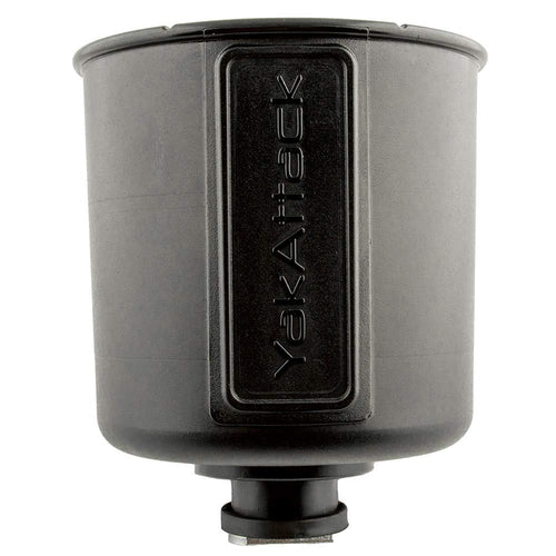 MultiMount YakAttack Black Cup Holder | Track Mount Drink Holder for Kayaks & Boats | Compatible with GearTrac & MightyMount | Secure & Versatile | Made in The USA