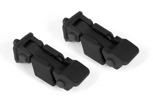 11210.16 | Omix | Hood Catch and Bracket Pair | Fits 2007-2018 Jeep Wrangler JK & JKU
