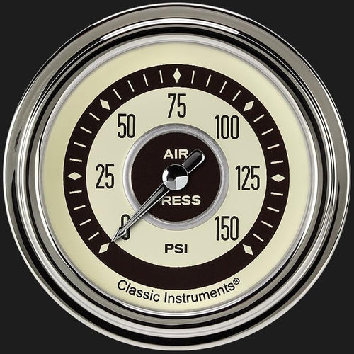 Nostalgia Classic Instruments 2 5/8" Air Pressure 150 PSI Electric