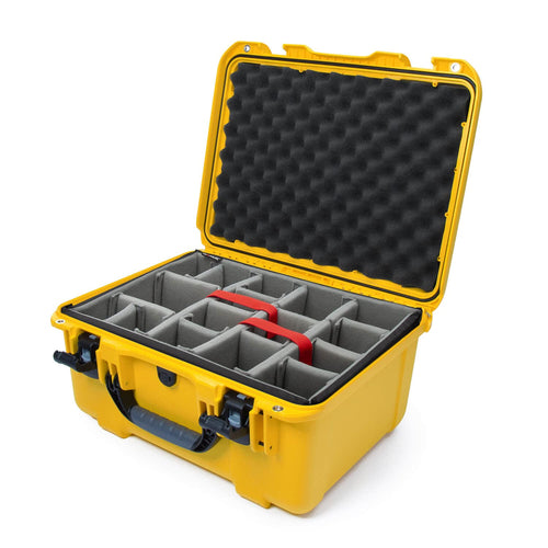 Waterproof Nanuk 933 Hard Case with Padded Dividers - Yellow