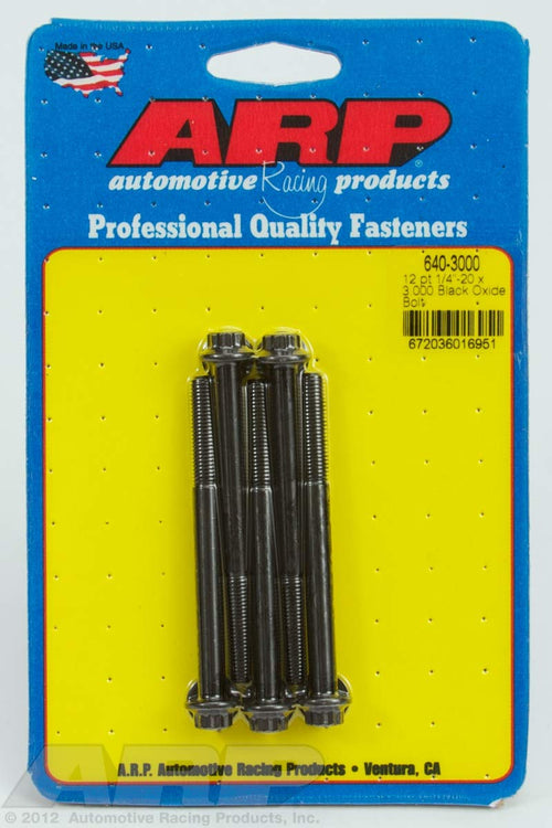 Black ARP (640-3000) Oxide Bolt