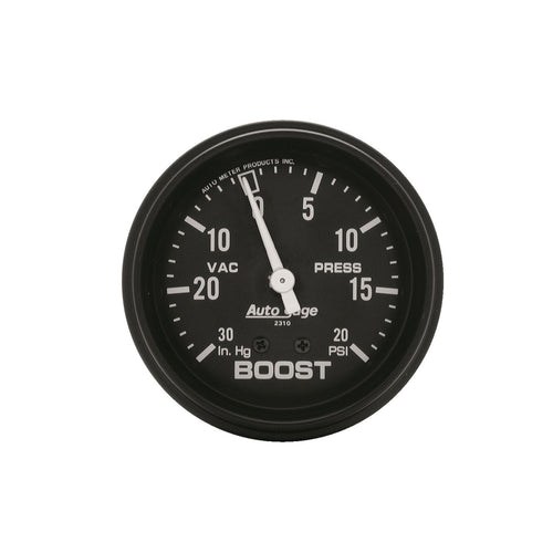 AUTO METER Autogage 2310 Boost-Vac/Pressure Gauge 2.625 in.