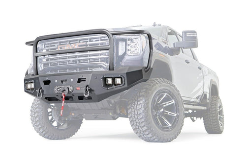 Ascent WARN 107178 Front Bumper with Full Grille Guard Tube, Fits: GMC Sierra HD 2500/3500 (2020-Current)