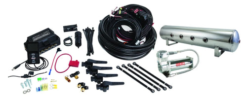 Performance AIRLIFT 27799 3H (3/8" Air Line, 4 Gallon 7-Port Lightweight Polished Al