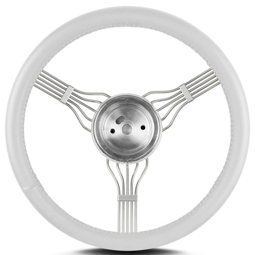 Banjo Lecarra 55310 15" W/ '67-'94 Gm Hub White