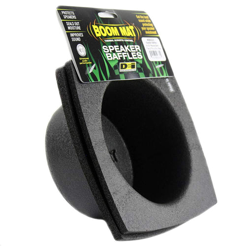 Design Engineering DEI Boom Mat 050331 Speaker Baffles, 6.5" Round Slim (Pack of 2)