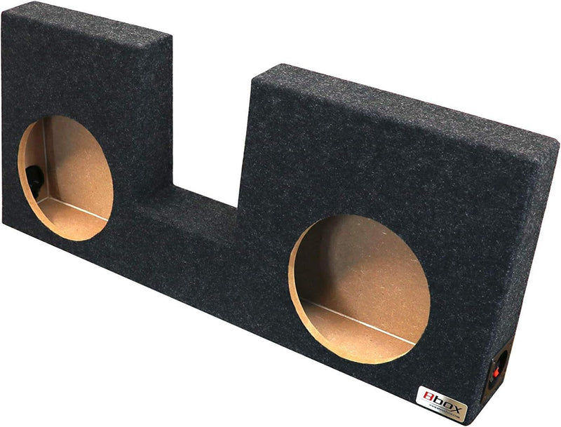 Dual Sealed Bbox 10 Inch Subwoofer Enclosure - Accu-Tuned Sealed Subwoofer Boxes & Enclosures - Subwoofer Box Improves Audio Quality, Sound & Bass - Fits 2011-2016 Ford F250/350/450 Crew Cab