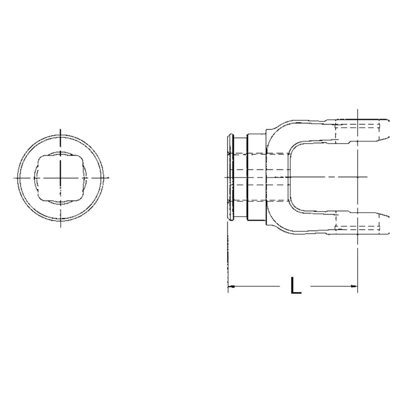 20-9129 NEAPCO Power Take Off Weld Yoke
