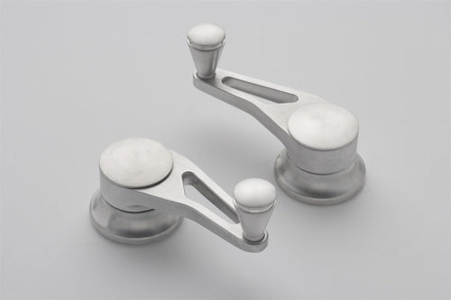 Brushed Billet Aluminum Vent Window Crank for GM - Lokar IDH-2018 Pair