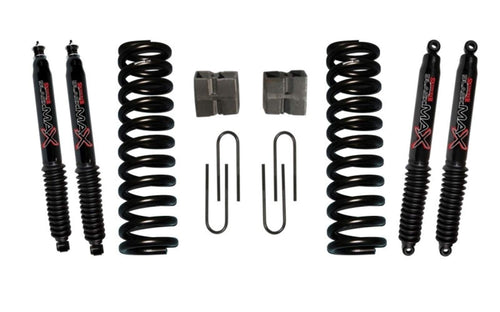 Skyjacker Suspension Lift Kit 176BK-B w/Shock Black MAX Shocks 6 in. Lift Incl. Front Coil Springs Rear U Bolt Kit Rear Blocks