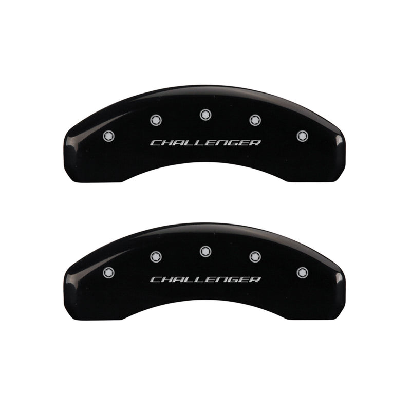 Dodge Caliper Covers MGP Caliper Covers 12088Sclbbk: Black, Challenger (Block), 4 Pack