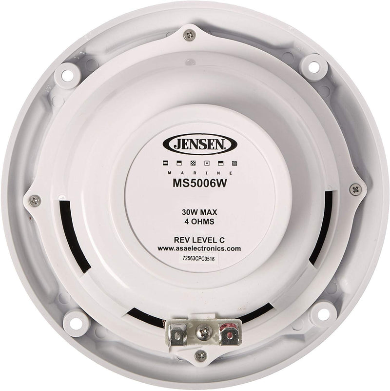 MS5006W ASA Jensen 5.25" Waterproof Marine Speaker - White