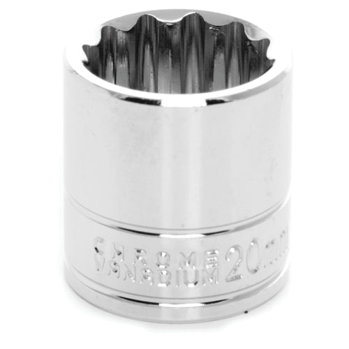 12-Point Socket Performance Tool W38820, 3/8-Inch Drive, 20mm