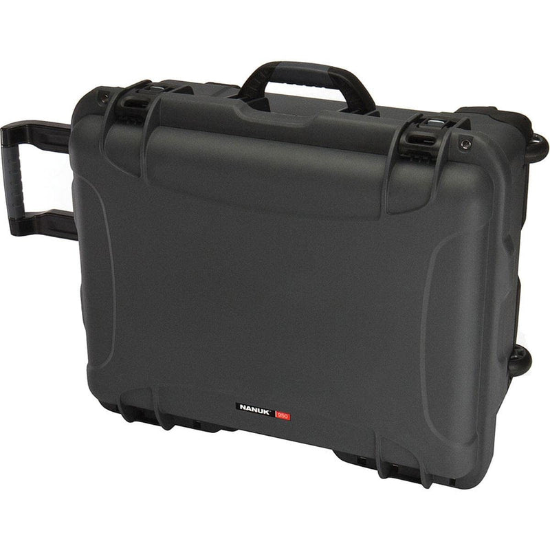 Waterproof NANUK 950 Hard Case with Wheels Empty - Graphite