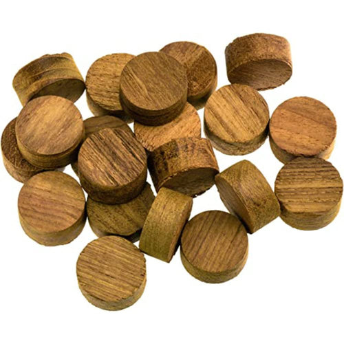 Whitecap 60155-20 Teak Plugs Whitecap - 1", Pack of 20