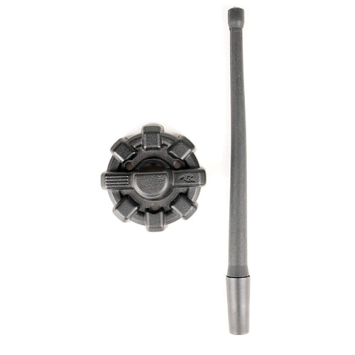 Rugged Ridge Antenna Base Elite w/ 9" Reflex Antenna for Jeep Wrangler/Gladiator | 17212.42 | Fits 2007-2025 Jeep JK/JL; 2020-2025 Jeep Gladiator JT