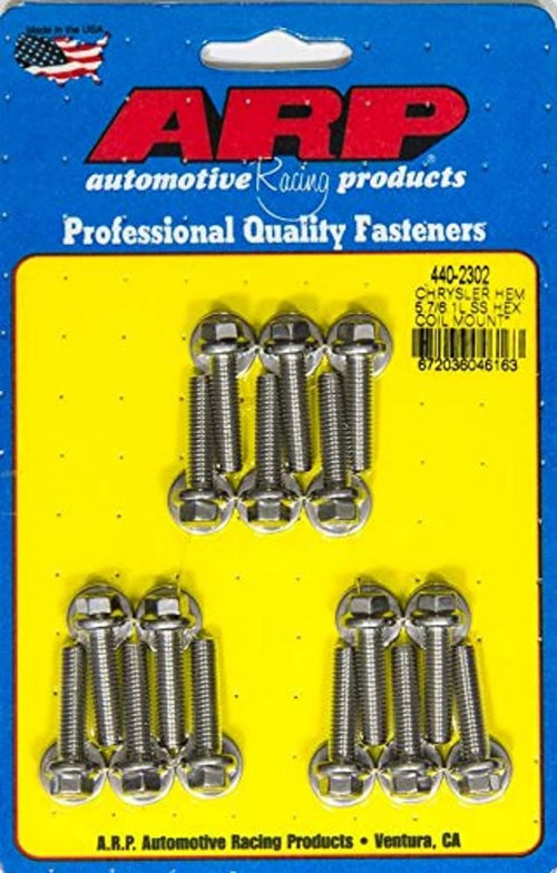 Coil Bolt Kit ARP 440-2302 (Coil Bracket 6pt Mopar 5.7/6.1L Hemi)