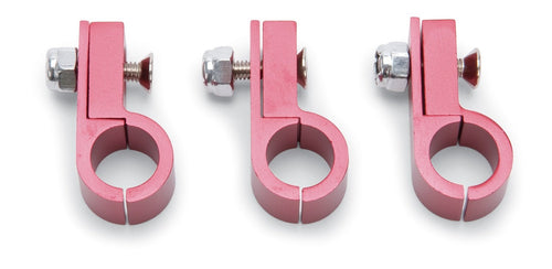 RED ANODIZE LINE CLAMP FOR -8 TUBING