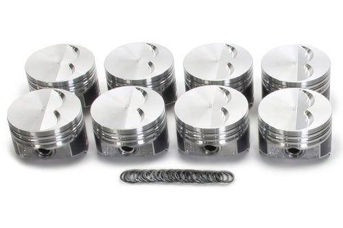 KB120.STD PERFORMANCE PISTONS SBC Flat Top Piston Set 4.000 Bore -7cc