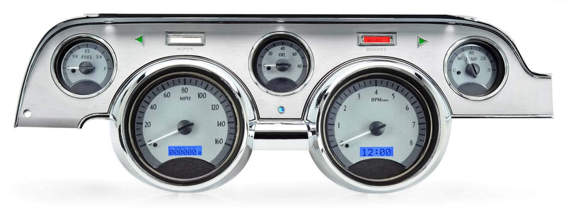 Ford Mustang VHX System, Silver Face - Blue Display 1967-68