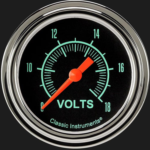 Instruments Classic GS330SLF G/Stock 2 5/8" Volt Gauge Full Sweep