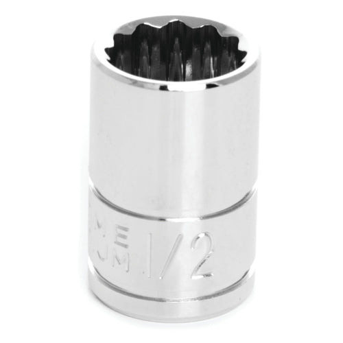 W38516 Performance Tool 12-Point Socket, 3/8-Inch Drive, 1/2