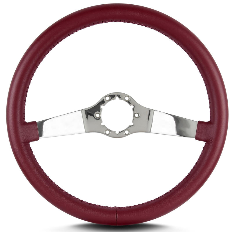 Burgandy Lecarra 63403 Two Smooth 14" Polished Standard Grip