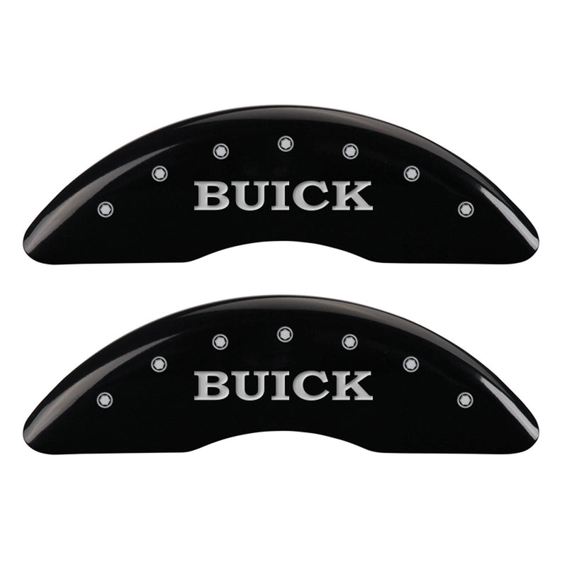 Caliper Covers MGP 49001SBSHBK with Black Powder Coat Finish, (Set of 4)