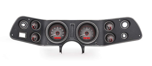Chevy Camaro 1970-81 VHX System, Carbon Fiber Face - Red Display