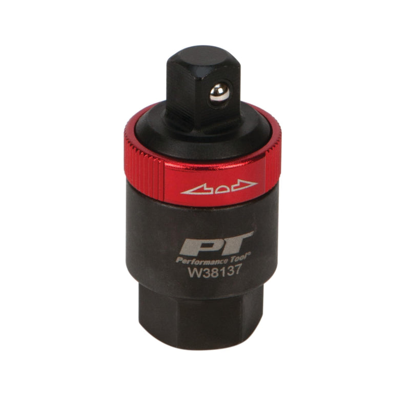 W38137 Performance Tool 3/8-Inch Drive Ratcheting Adapter,Black
