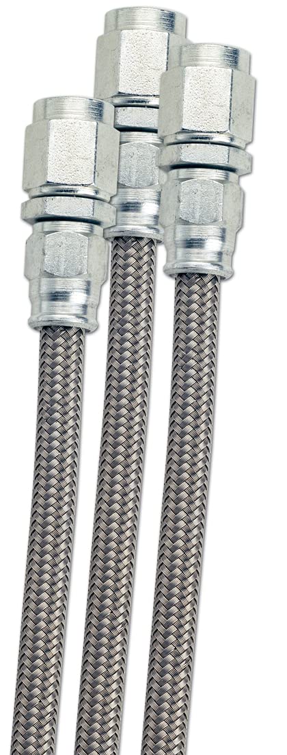 PTFE Hose -3AN w/Clear Cover Fragola- 6 Feet