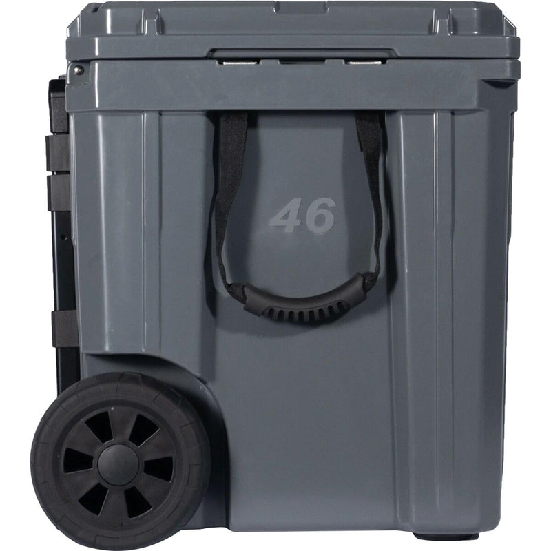 Rolling 46qt Rugged Cooler, Slate, One Size