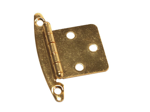 H239 RV Designer, Free Swinging Hinge, Brass, 2 Per Pack, Cabinet Hardware