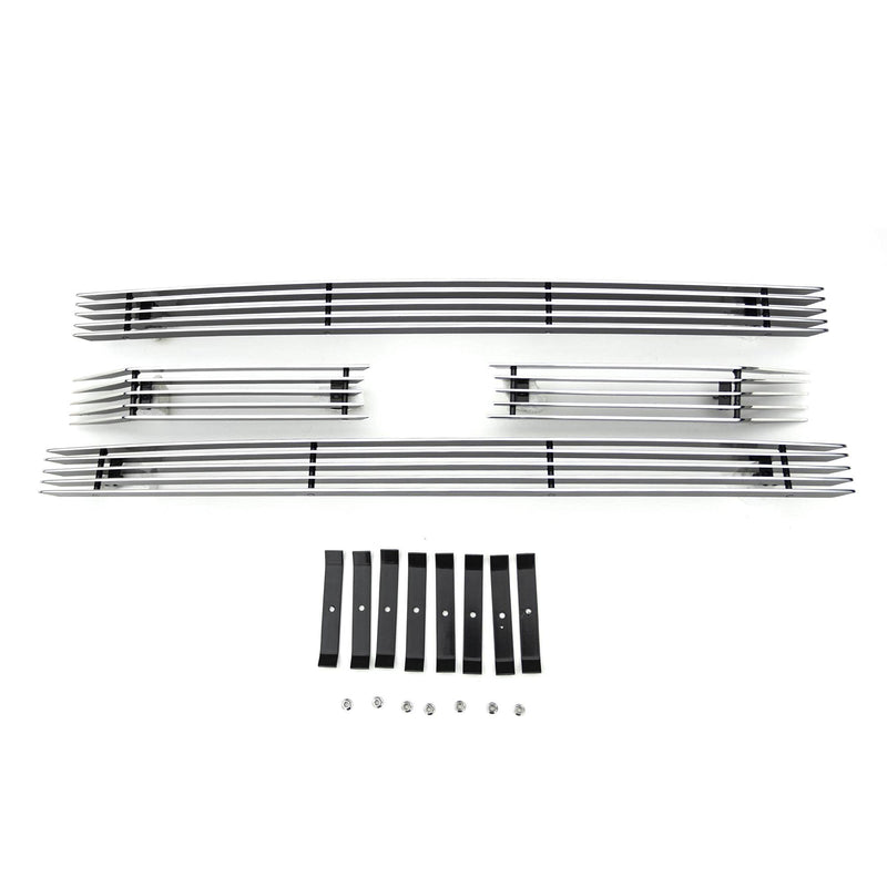 Polished T-Rex Grilles 2011-2016 Super Duty Billet Grille, 4 Pc, Overlay - PN #21546