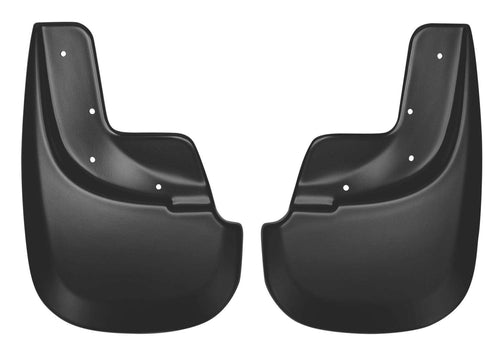 Front Mud Guards - Husky Liners | 2004-2012 Chevrolet Colorado/GMC Canyon w/Large Flares, Front Set - Black, 2 Pc | 56811