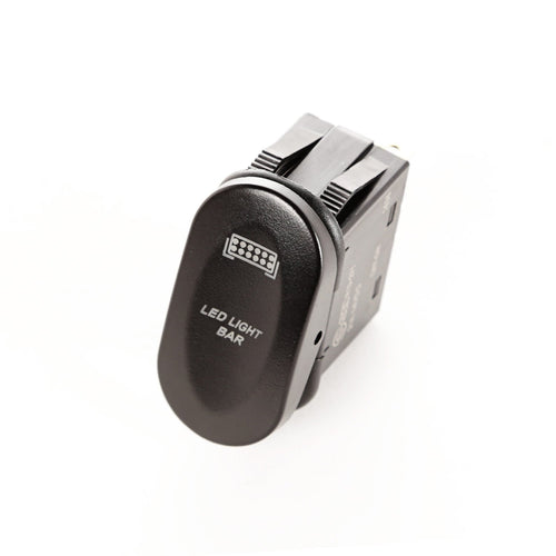 Rugged Ridge Rocker Switch | Black and Amber Thermoplastic Olefin (TPO) | 17235.10 | Fits zNONE