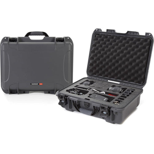 Waterproof Nanuk 925 Hard Case Carry-on with Foam Insert for Canon, Nikon - 1 DSLR Body and Lens/Lenses - Graphite