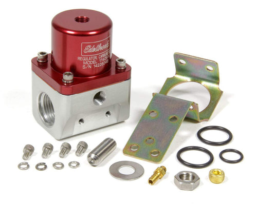 Fuel Pressure Regulator Edelbrock Bypass Style 180GPH Red 174051